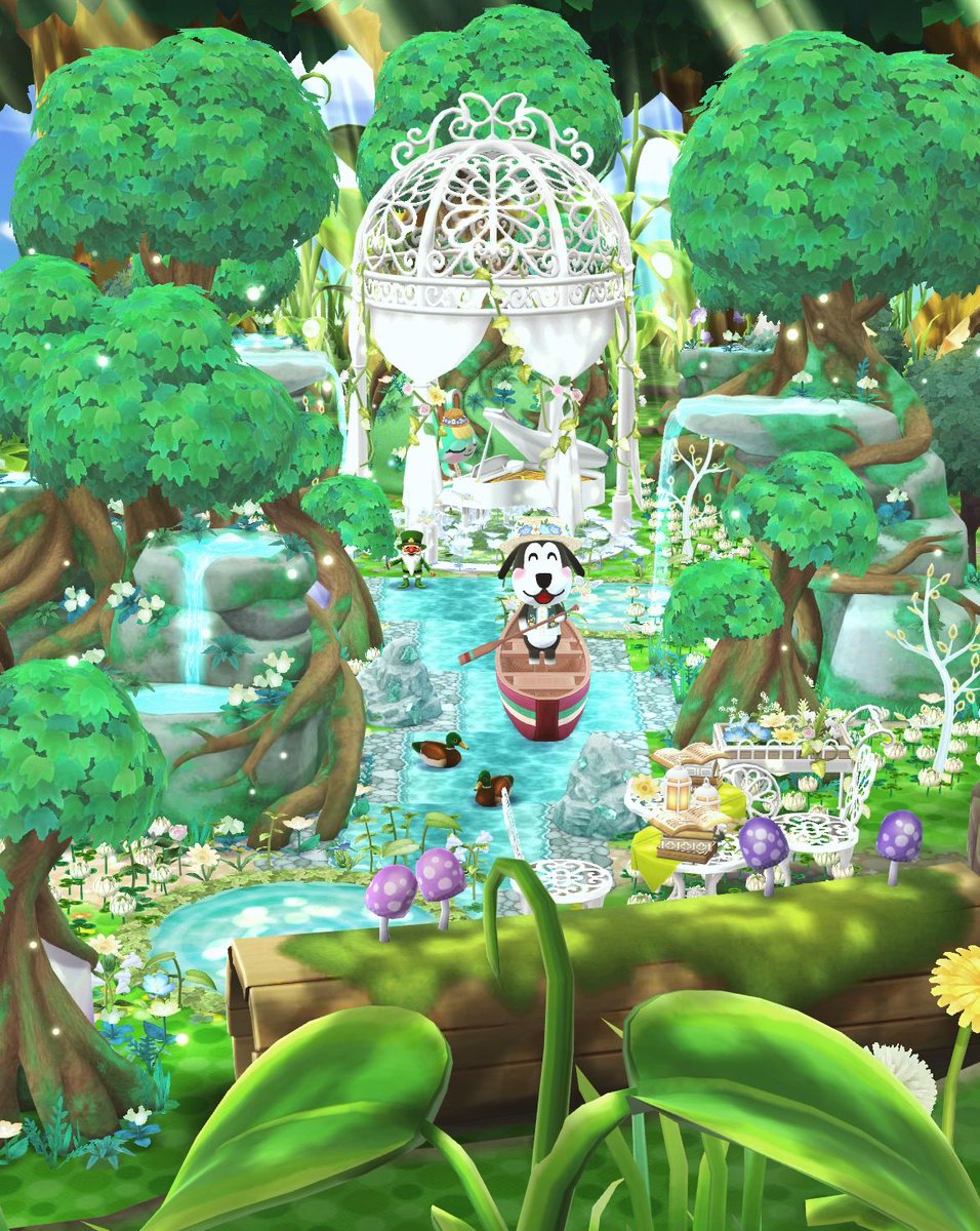 sotamori0814's tweet image. 最近のレイアウト🌿
3月終わる、早い🥹

#ポケ森 #acpc