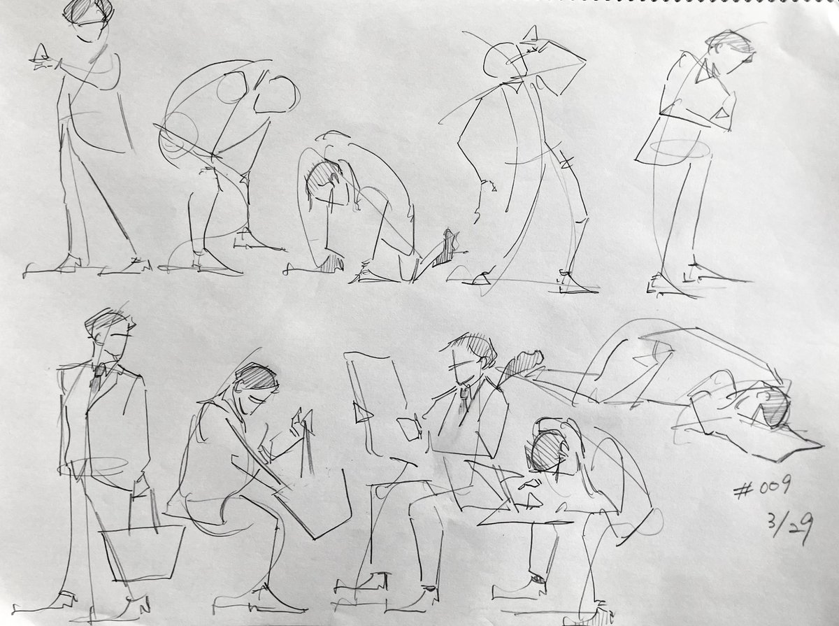 よじすぎ|10000体クロッキー tweet media