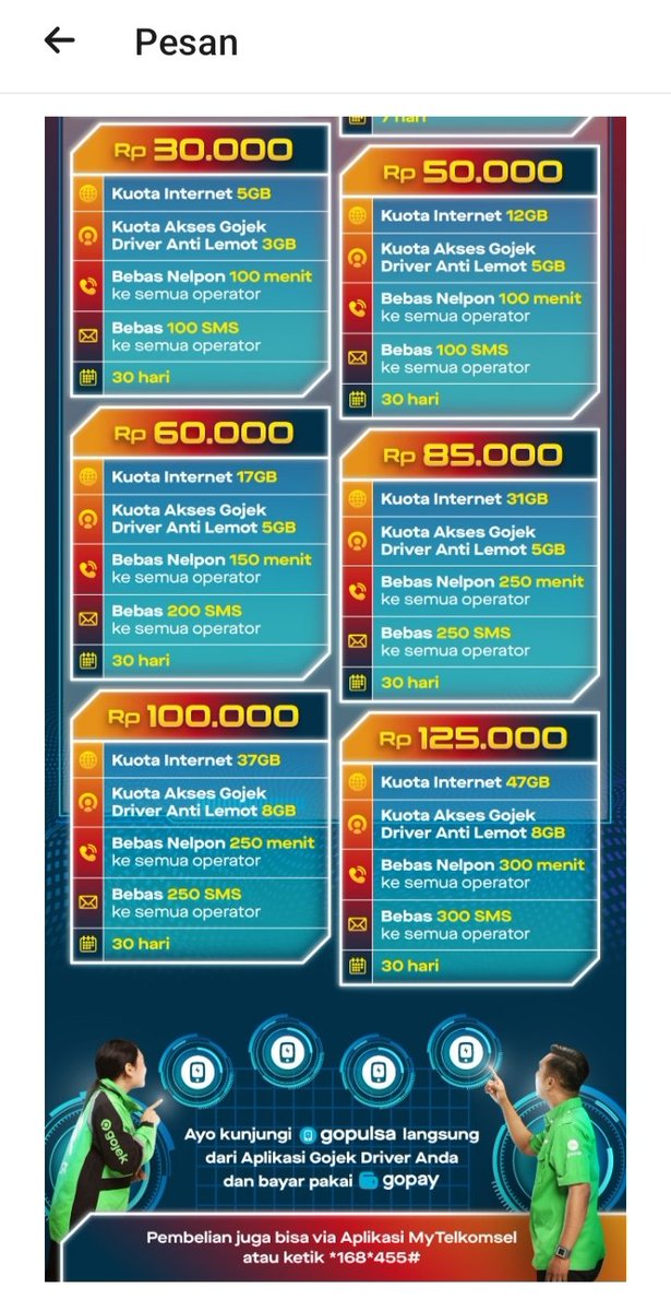 Mr_Enjoy_Aja's tweet image. #Disappointed #promo Internet @Telkomsel swadaya 30.000 IDR for driver @gojekindonesia #NotValid 🤨 and more #expensive 32.000 IDR 😡
#Surabaya #Jakarta #Semarang #Bali #Lombok #Medan #Indonesia #Gojek #GojekDriver #WTF #Telkomsel