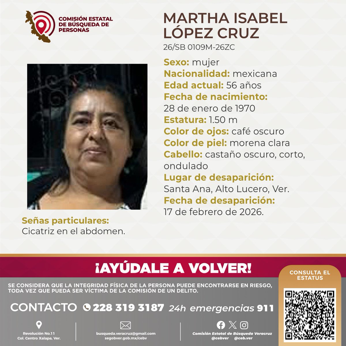 Comisión Estatal de Búsqueda Veracruz tweet media