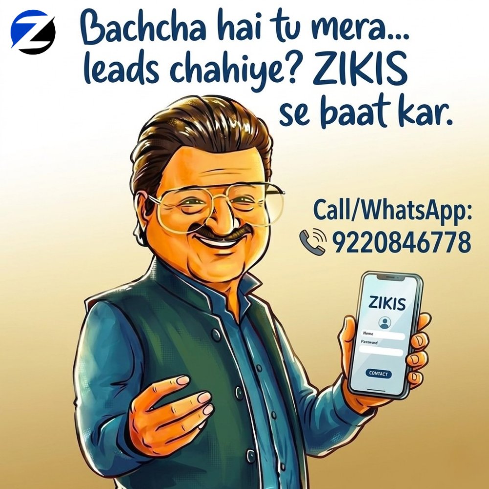 zikis_digital's tweet photo. Baccha hai tu mera… leads chahiye? 
ZIKIS se baat kar 📈

Real leads. Real growth. No excuses.
📞 9220846778

#ZIKIS #LeadGeneration #DigitalMarketing #SEO #PaidAds #BusinessGrowth #Dhurandhar2‌TheRevenge #Jamali https://t.co/PvfsbHC5yI
