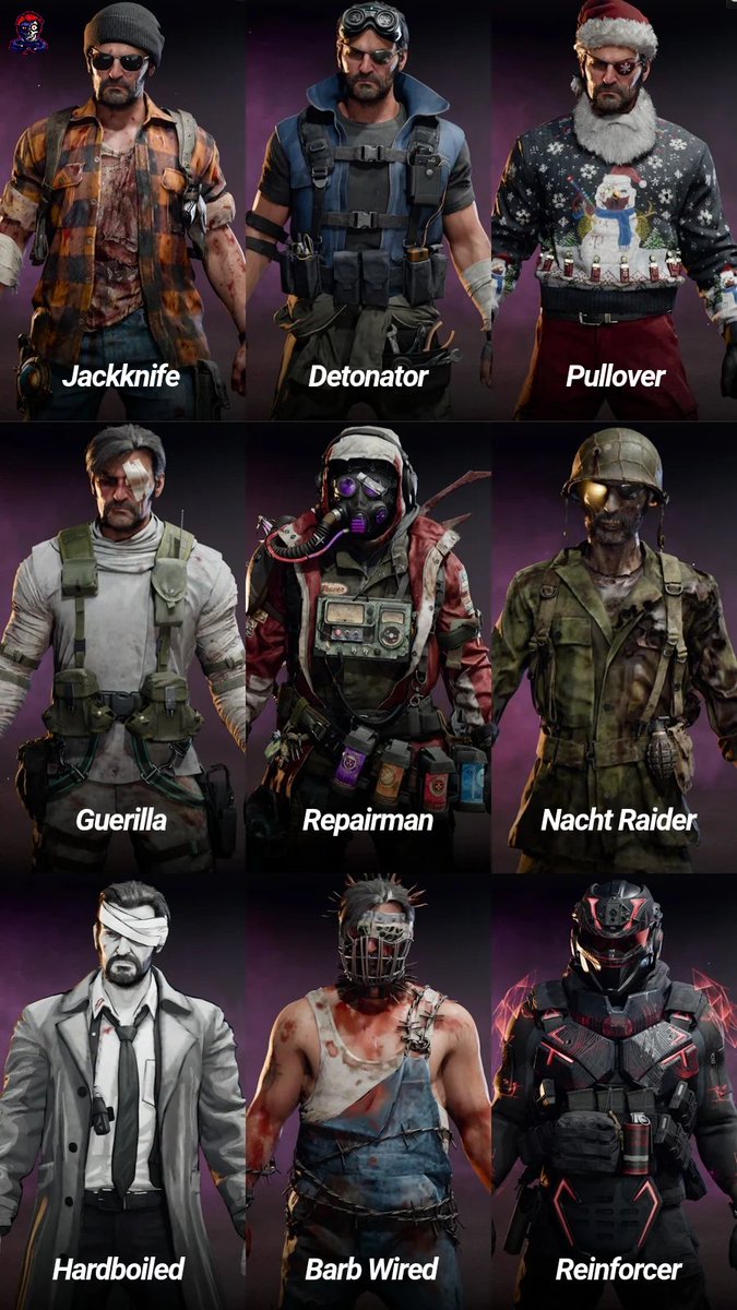 shin_splitter's tweet image. Every WEAVER skin in #BlackOps6 #zombies @Treyarch @CallofDuty #carryforward