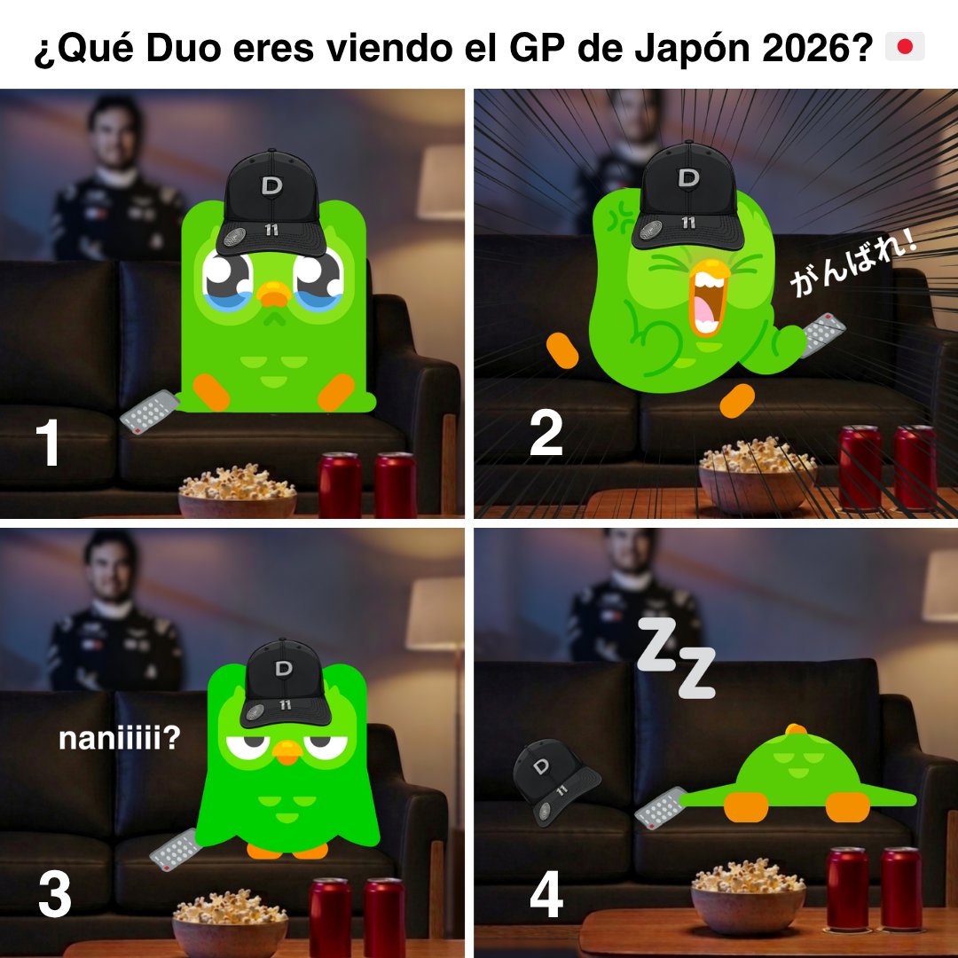 duolingoespanol's tweet photo. Esta temporada es de aprendizaje para la escudería del viejooo sabroso. https://t.co/5uxGbqAAGK