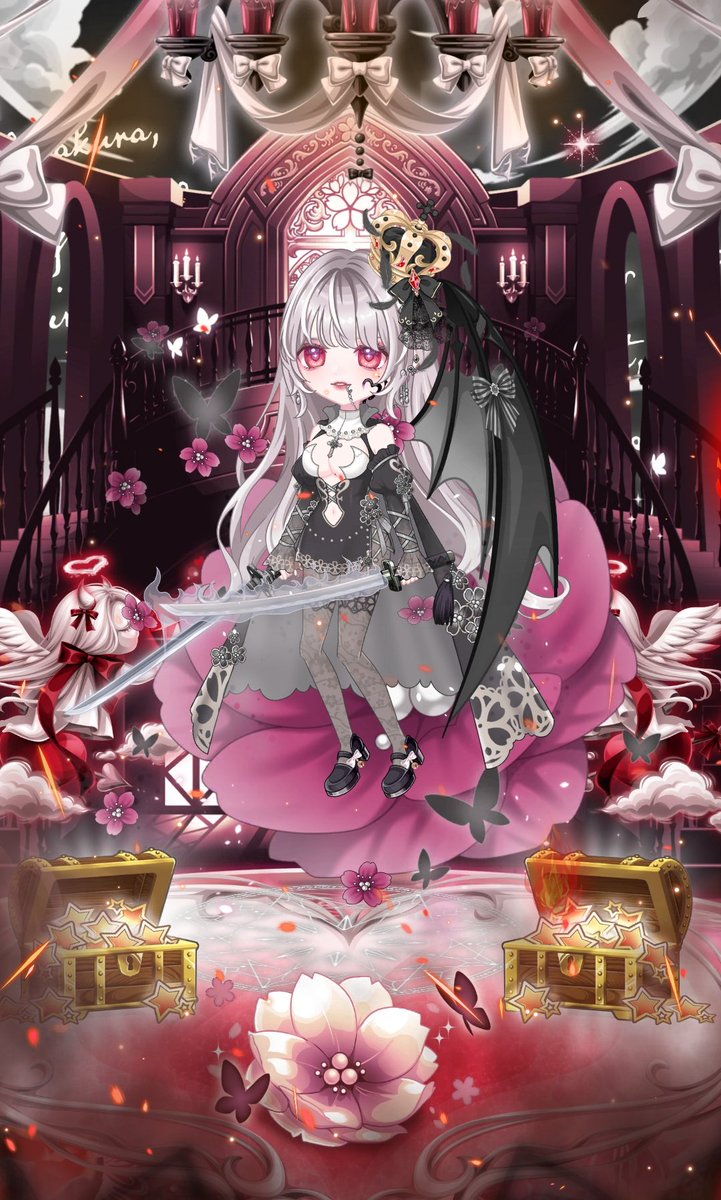 福袋コーデ🛍
モチベないけどがんばった_(:3」∠)_
 #4.5周年  #ペアリウム  #着せ替えゲーム