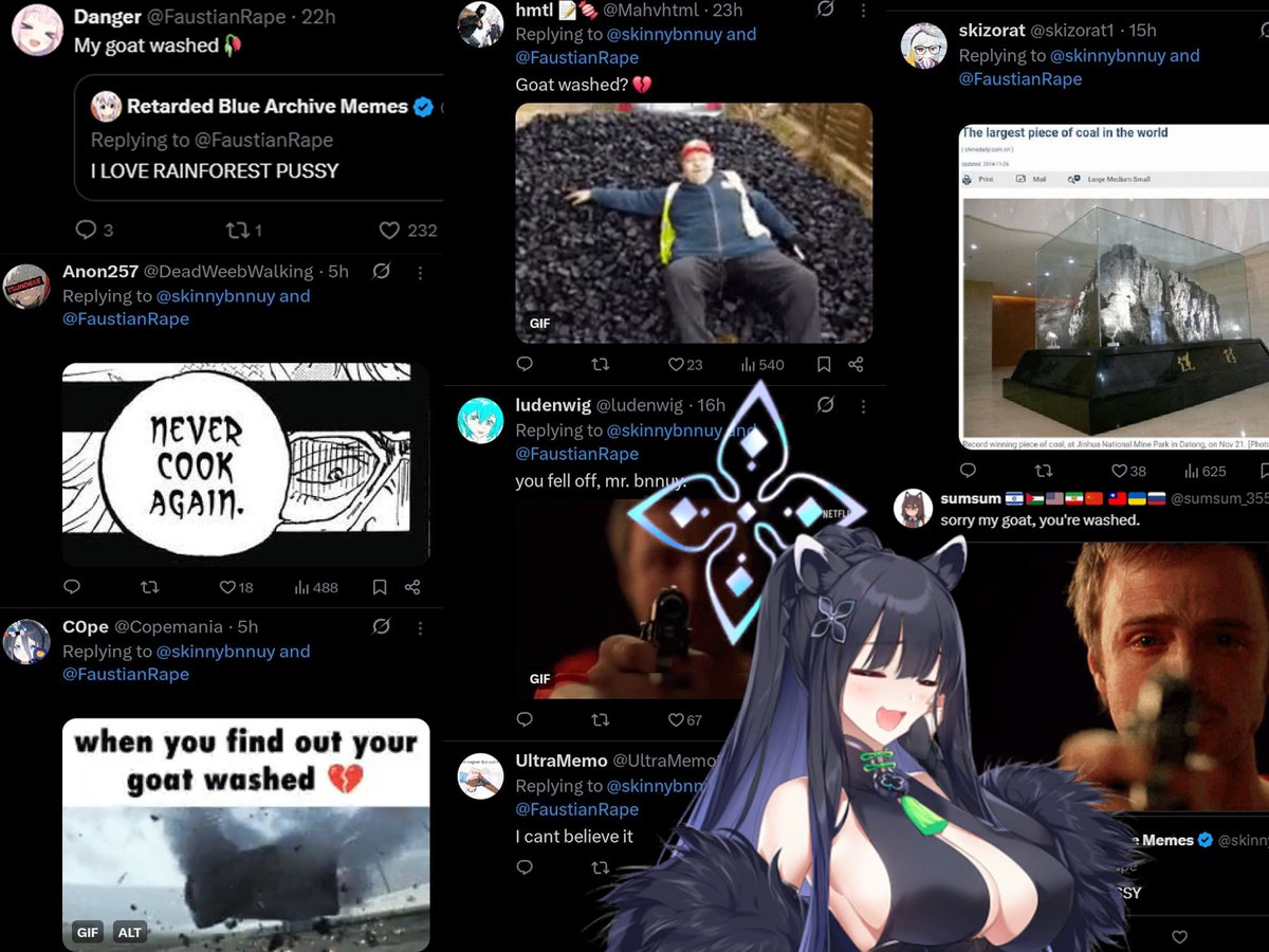 Retarded Blue Archive Memes tweet media