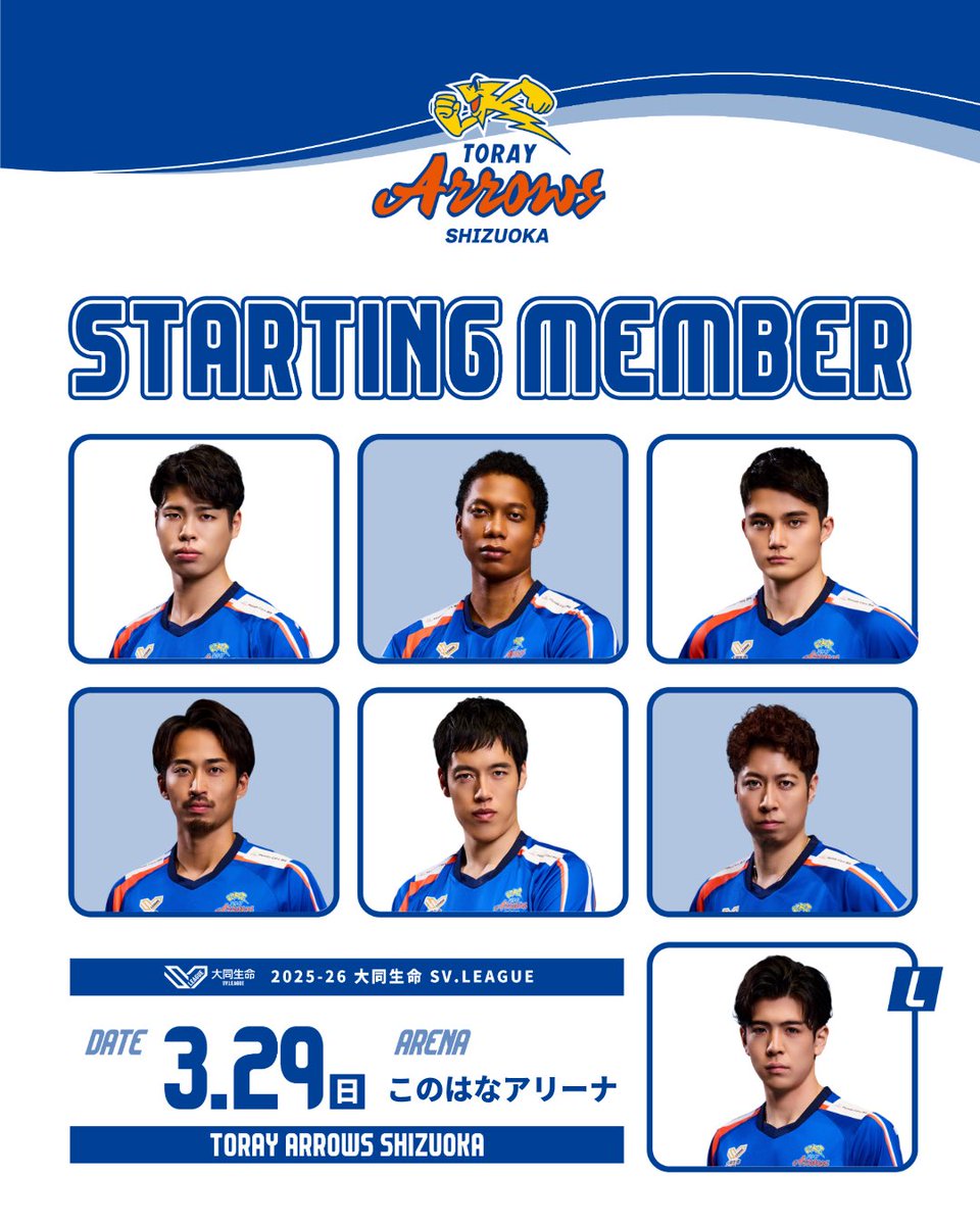 東レアローズ静岡 tweet media