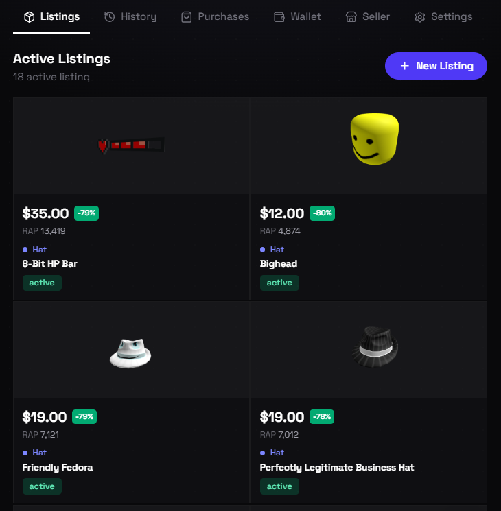 Got Roblox Limiteds?

Turn them into cash in minutes.

💰 Sell for USD
📉 0% seller fees 
⚡ Instant listing from your inventory

Start selling 👇