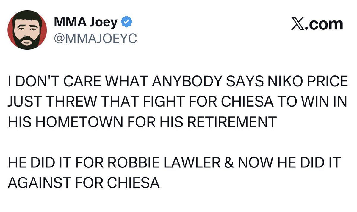MMA’s Dumbest Tweets tweet media