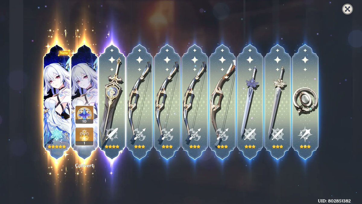 Reitachikawa's tweet photo. @GenshinImpact can be an expensive hobby 🫠
Didnt screen shot Escoffier's pull cause I was disappointed getting c1 Tighnari. https://t.co/6k32Eswo8V