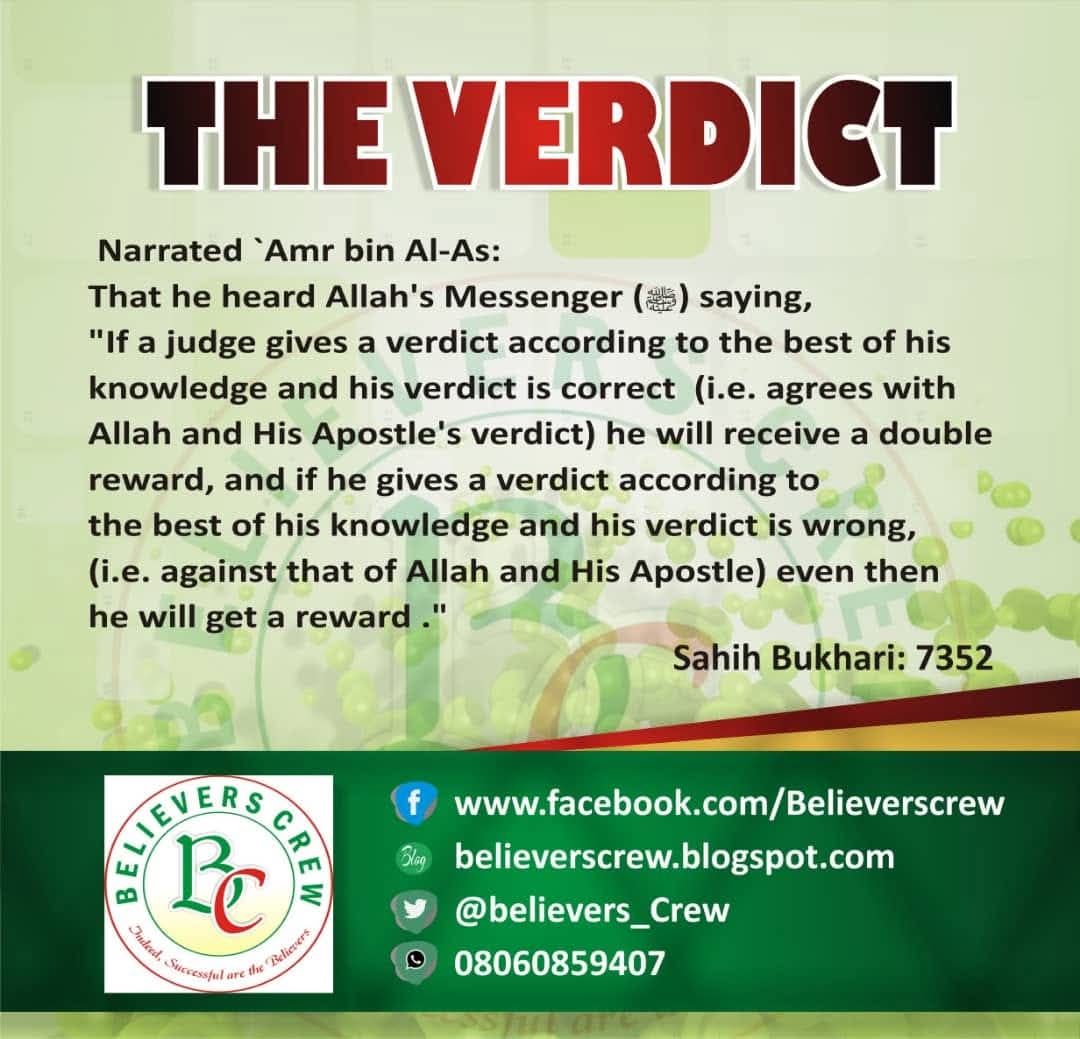 Believers_Crew's tweet photo. THE VERDICT https://t.co/WuKINlp7tS