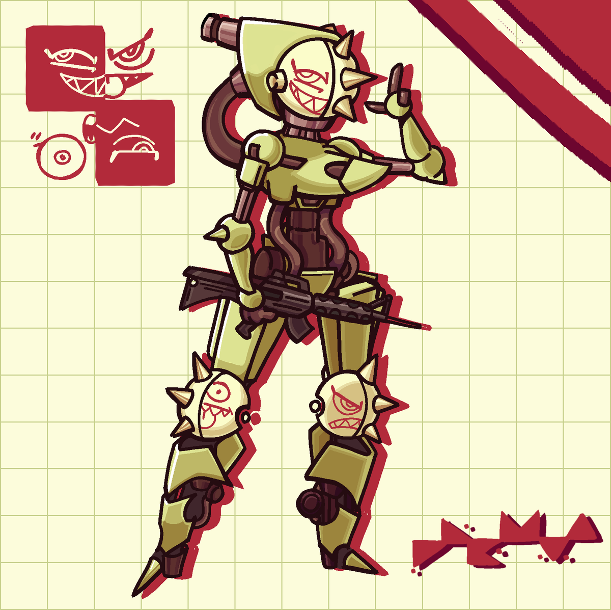 🤖
Oc by <a href="/ZalsNG/">ZALS</a> 
#art #doodle #oc