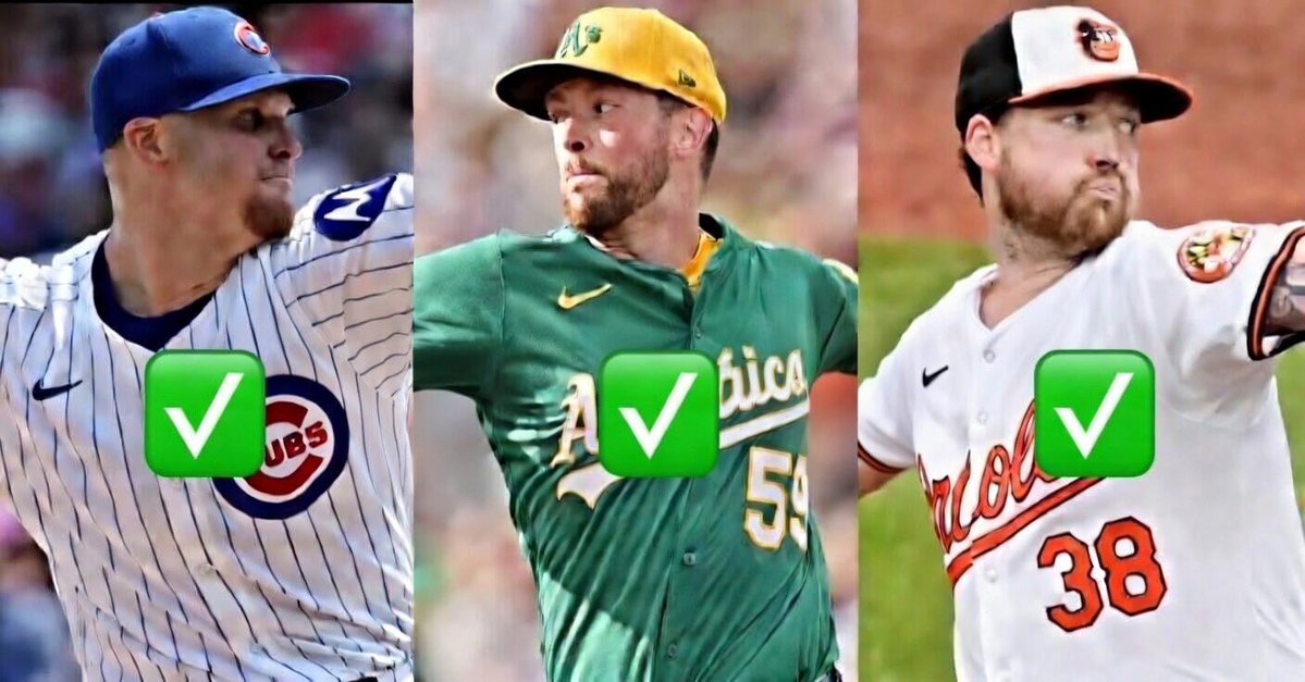 GabbanaProps's tweet image. 3/28 MLB BETTING CARD RECAP ⚾️

Cade Horton under 4.5 Ks ✅
Jeffrey Springs under 3.5 Ks ✅
Kyle Bradish under 6.5 Ks ✅
Jacob deGrom under 5.5 Ks (DNP)
Reid Detmers under 5.5 Ks ✖️
Sean Burke under 4.5 Ks 🪝

💚 and follow for more free plays!