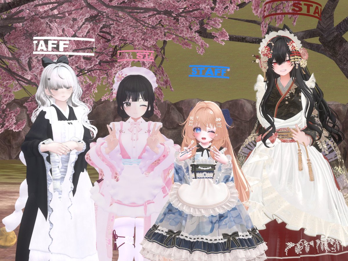 VRCメイド集会@次回5月10日日曜22時半～ tweet media