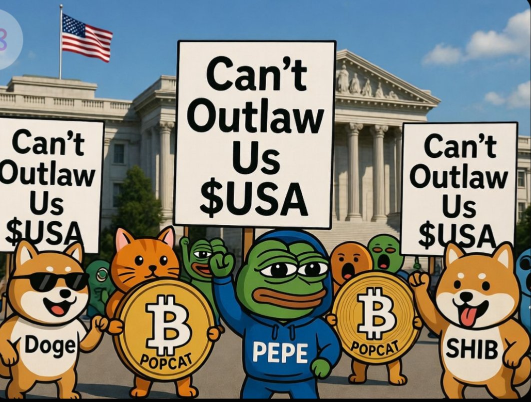 Can't Outlaw Us ($USA) tweet media