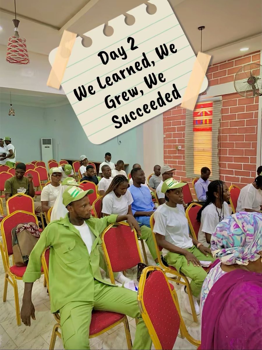 Dl4all_Borno's tweet image. A Great and Impactful Session

Today marked the successful conclusion of our training program, and it was truly a great and impactful session. Over the past few days, we have witnessed dedication, active participation.

#Nitdanigeria #DL4ALL #Engagement #Bornostate #cdsmoment