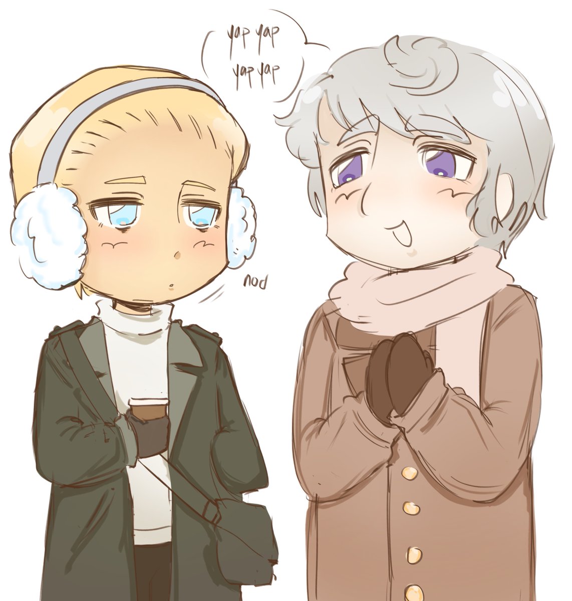 DaniLovzYa's tweet photo. Chibis again 🌻🍺 https://t.co/r7JogSxm1r