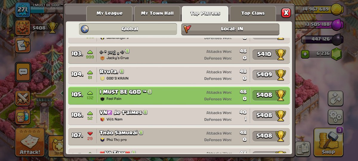 Tej_IMBG's tweet photo. Day 6 Legend League hits : 
https://t.co/5l0CPFCoUz
Army link : 
https://t.co/iUR0rpPUwq
#ClashOfClans #Legendleague #Coc https://t.co/12ava3swKG