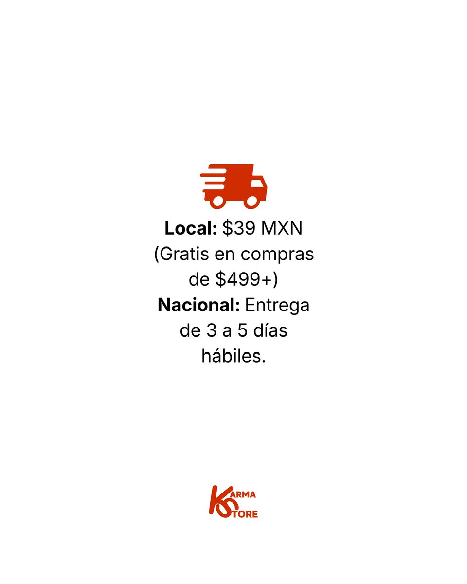 KamaStore_MX's tweet photo. Procesamos cada pedido con precisión. Envíos locales por solo $39 MXN y entregas nacionales de 3 a 5 días.

Comodidad absoluta. Karma STORE México.
🔗 https://t.co/4QYJ2pt962

#envios #storeonline #karmastoremx #monterrey https://t.co/UYalLqHDIU
