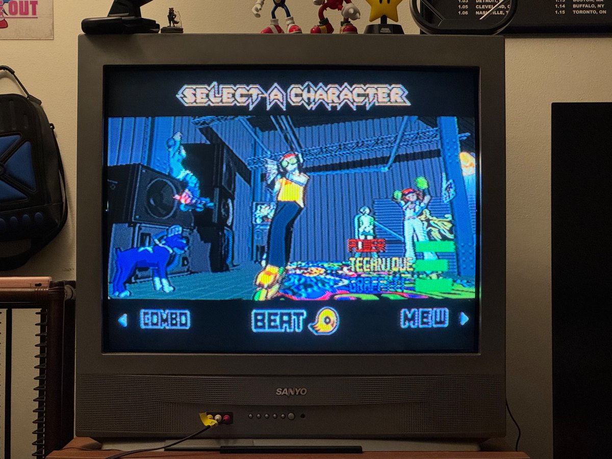 Spending my Saturday night staying up late playing Dreamcast hell yea