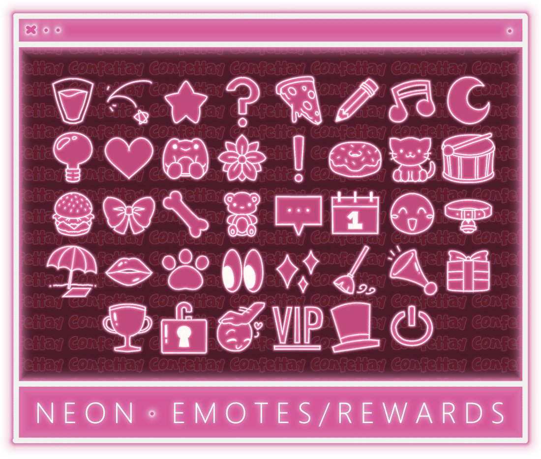 beddybaa's tweet photo. 【🎉 ─ NEW VGEN SHOP UPDATE! 】

i made channel point reward icons!!! 38 in total! 

i thought these would be really cute :') i hope you like them!! (my hand hurts so much lmao...)

vgen in replies! 👇 https://t.co/kcO8lVDJ4O