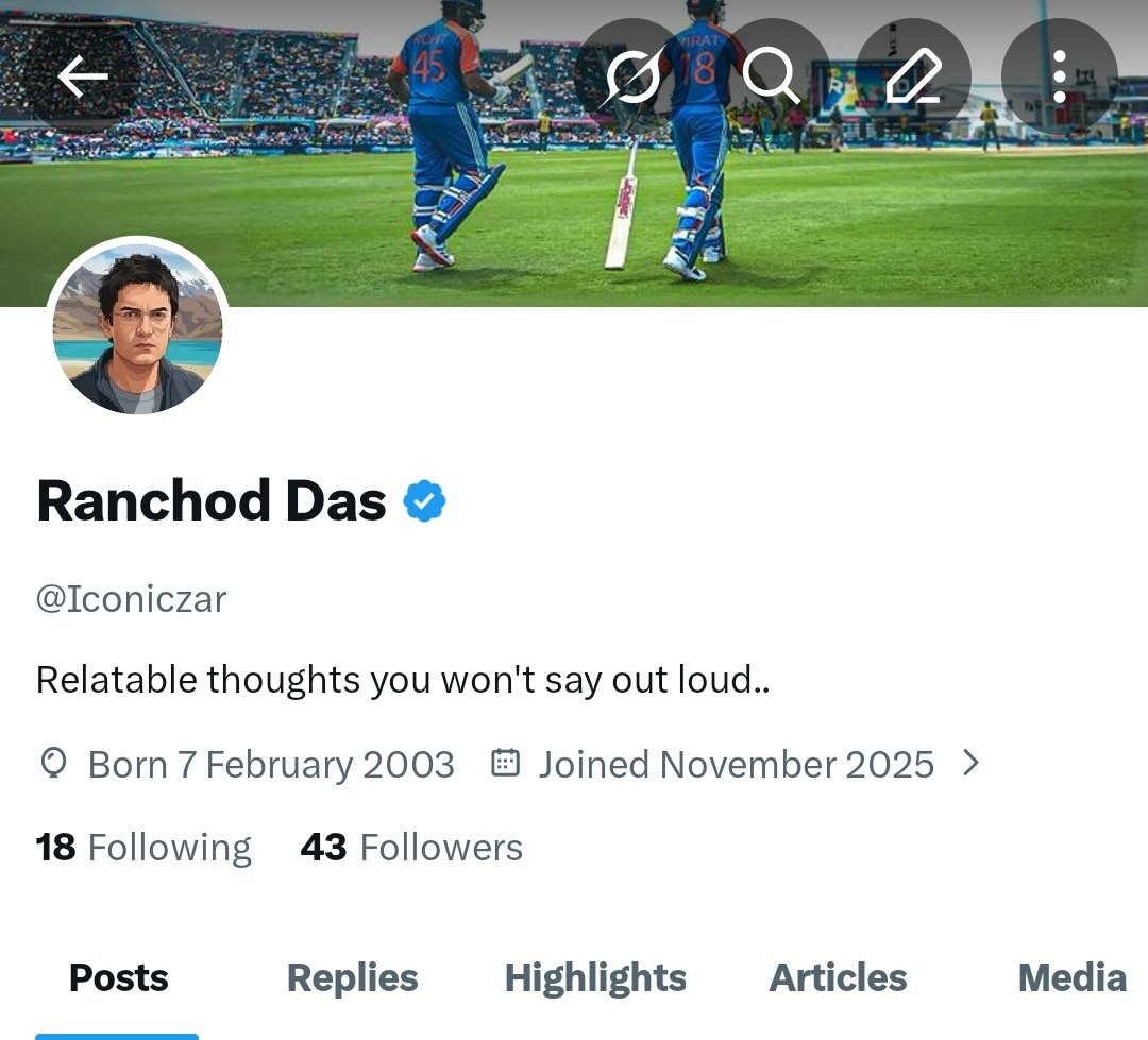 Ranchod Das (@Iconiczar) / Posts / X