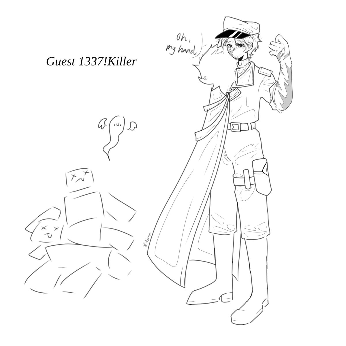 4Thanh88623's tweet image. Swap!Au [headcanon]
#style #forsaken #swapau #art #killer #noob #dusekkar #guest1337 #builderman #myart