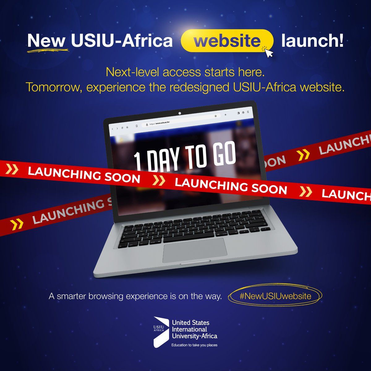 ExperienceUSIU's tweet image. A smarter way to explore USIU-Africa is just hours away.
Are you ready?
1 day to go. ⏳

#NewWebsite #WebsiteLaunch #ExperienceUSIU