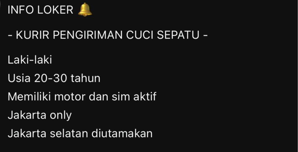 adityaprajo's tweet image. BUTUH CEPAT‼️
Informasi lebih lanjut silahkan DM atau reply tweet ini. Terima kasih :) #sharingiscaring
