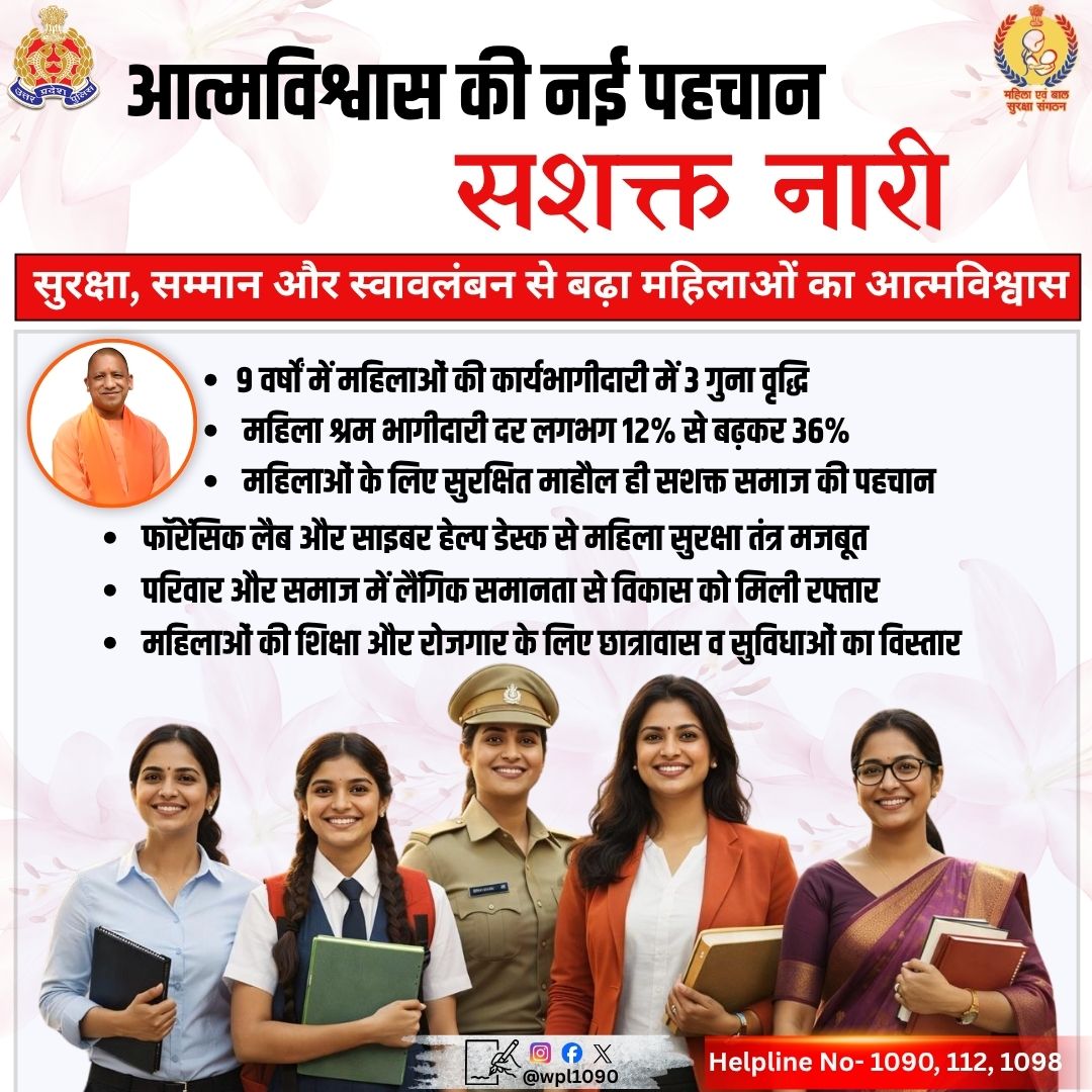 Women & Child Security Org 1090 | UP Police tweet media