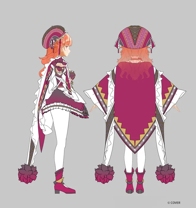 I worked on the initial design concept for new outfit for the "Drawn to Dawn" concert! Did you watch the concert? OMG incredible! #TakoTori1stConcert #DrawntoDawn