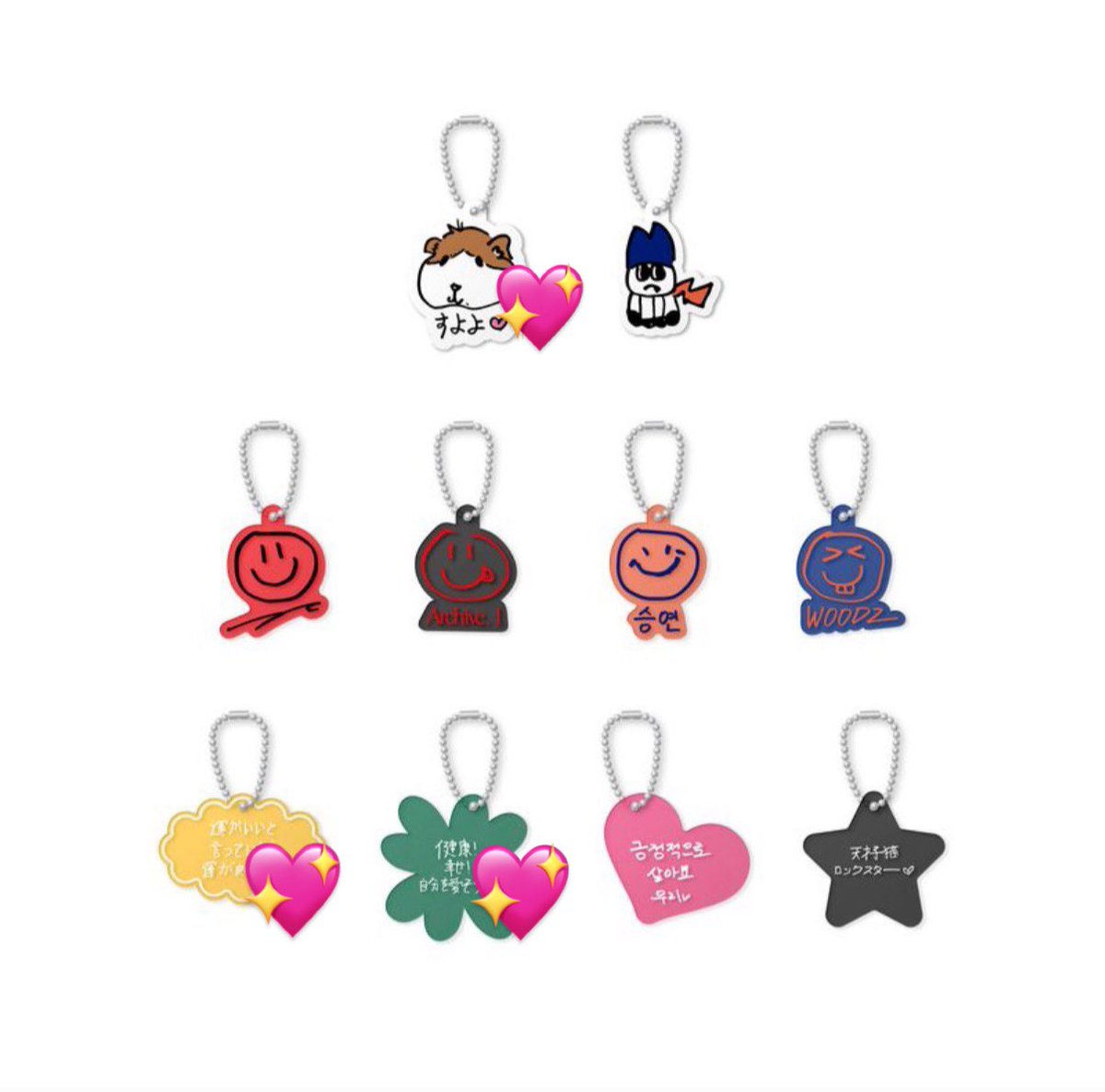 tokirin_17's tweet photo. 우즈 조승연 럭드 키링 교환 양도
woodz Archive.1 LUCKY DRAW KEYRING
スンヨン ラキドロ キーリング 交換 買取

저（譲） : 写真1枚目のもの
님（求） : 画像2枚目💖のもの

오늘 공연장에서 직접 전달 가능해요~
本日会場にて手��し可能です！

よろしくお願い致します🙇‍♂️ https://t.co/iKTMSQI924
