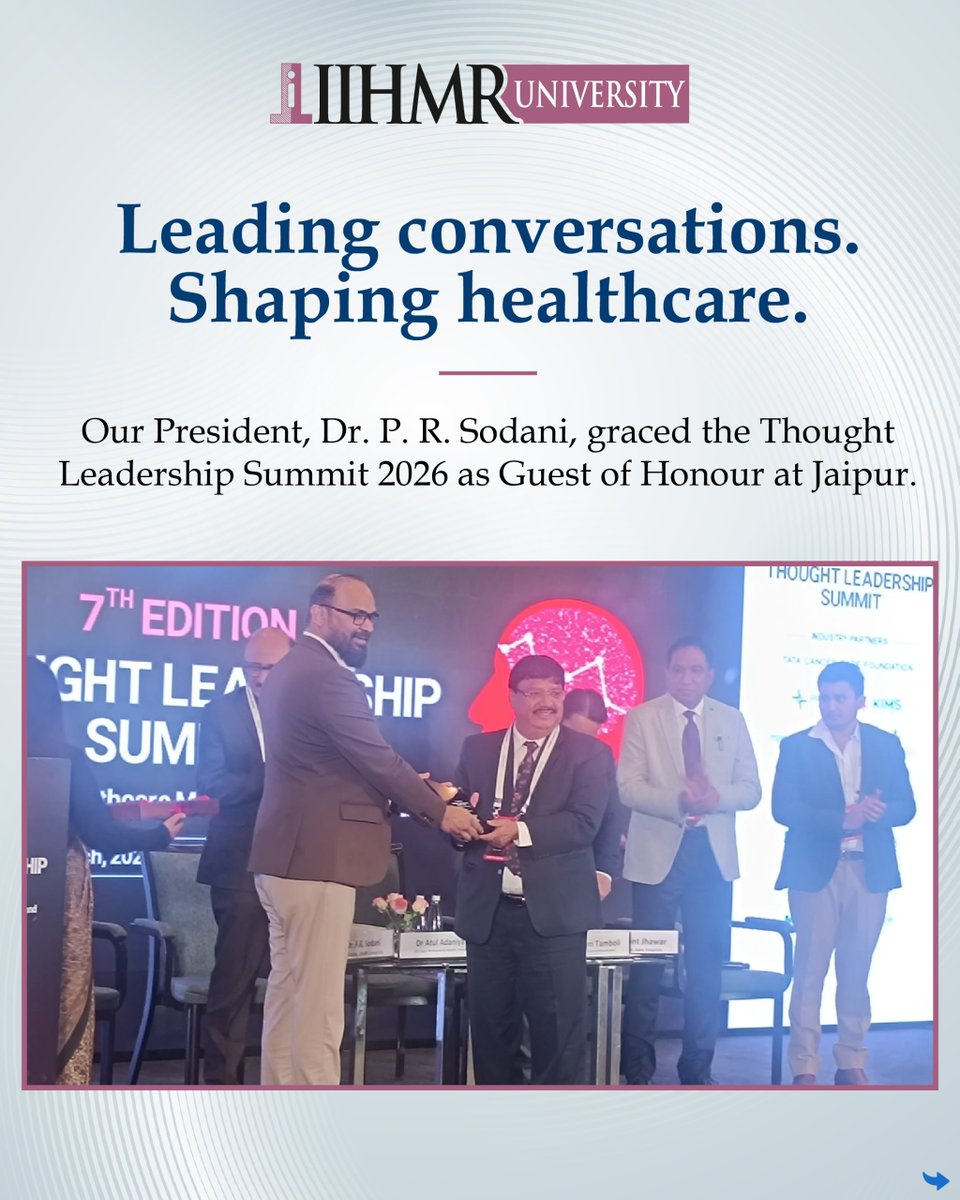 IIHMR University tweet media