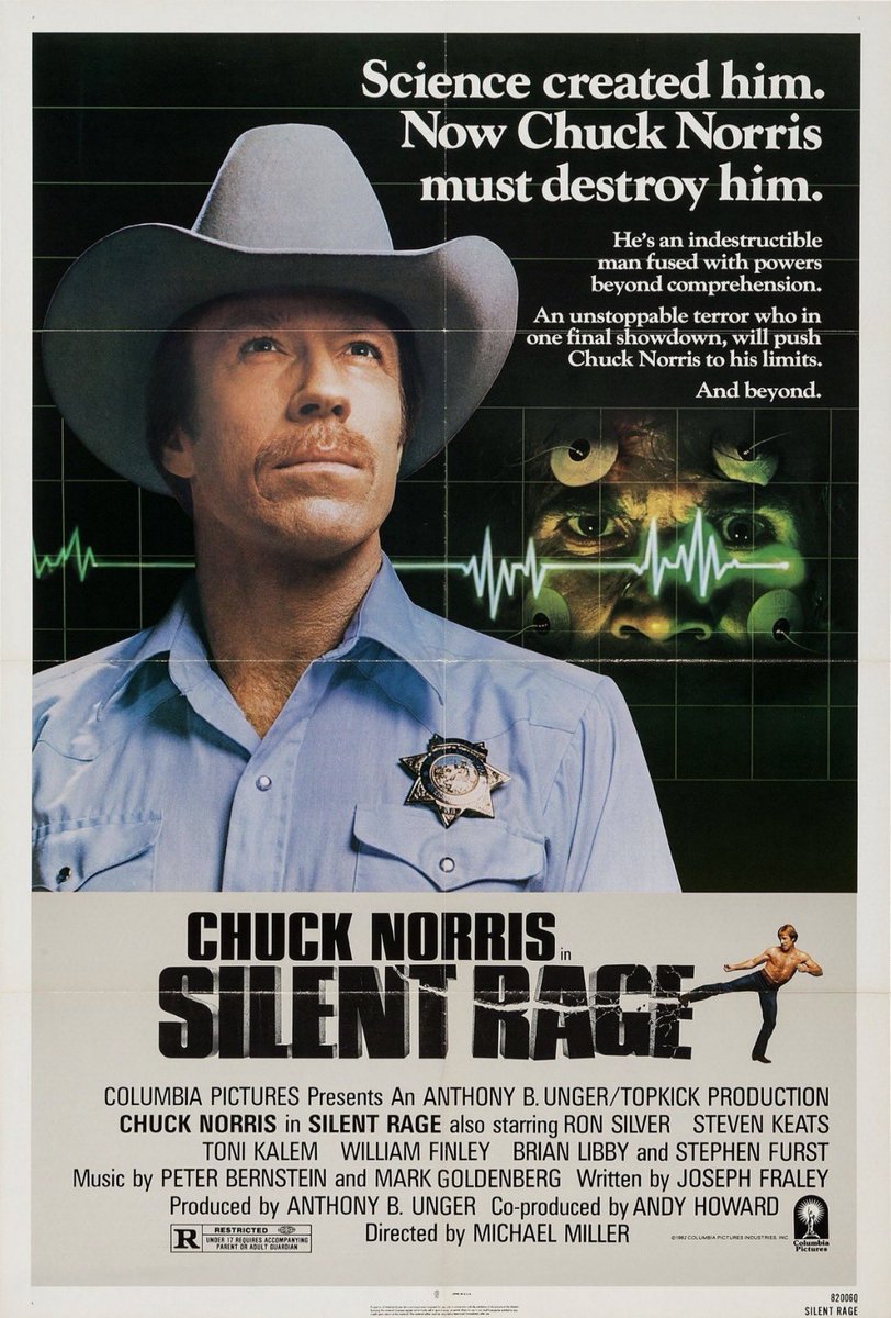 MovieMattner's tweet photo. Chuck’s first big studio picture is a major mess. Great premise is undermined by uneven script and some major tonal shifts. I enjoyed all parts. They just don’t come together as a whole. Final Chuck vs Monster battle is the best part. ***
#chucknorris #take2reviews #actionmovies https://t.co/LQ7ZHBn49q