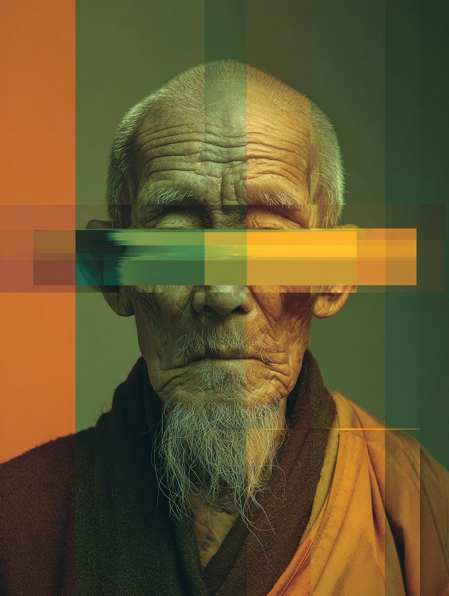 FOulhiou's tweet photo. #Promptshare

🖊️magazine photo with glitch  (promptin ALT)

. a confident woman
. an elderly wise tibetan
. a victorian pirate
. a Korean gold maiko

Share yours with #cp65 https://t.co/9mn0y1Ny9C
