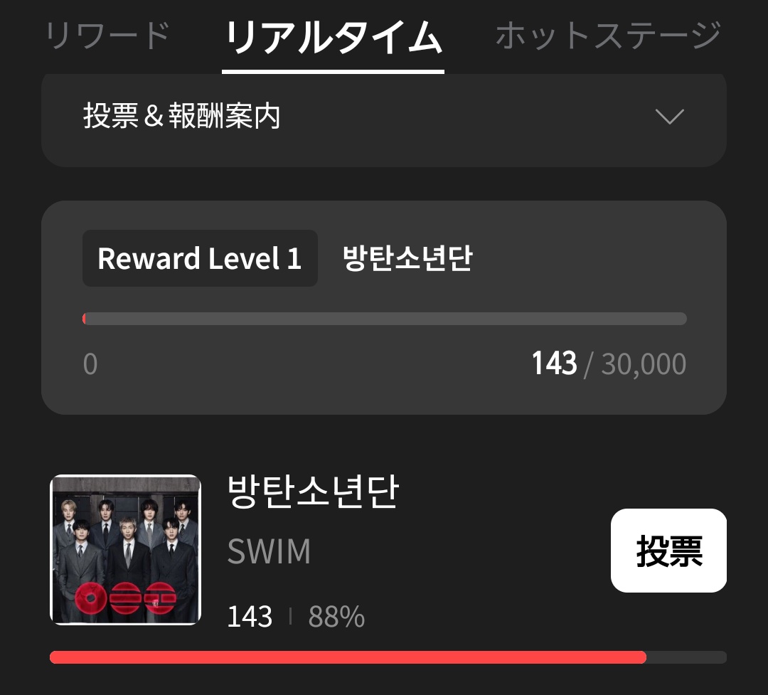 bts_amitan_jp's tweet image. 🗳️🇰🇷SBS人気歌謡3/29
SWIM BTS
1位候補です！
リアルタイム投票スタート🔥反映5%‼️
👉️higher.fan/app/realtime/6…

1アカにつき
1回50ルビーを5回(250ルビー)まで