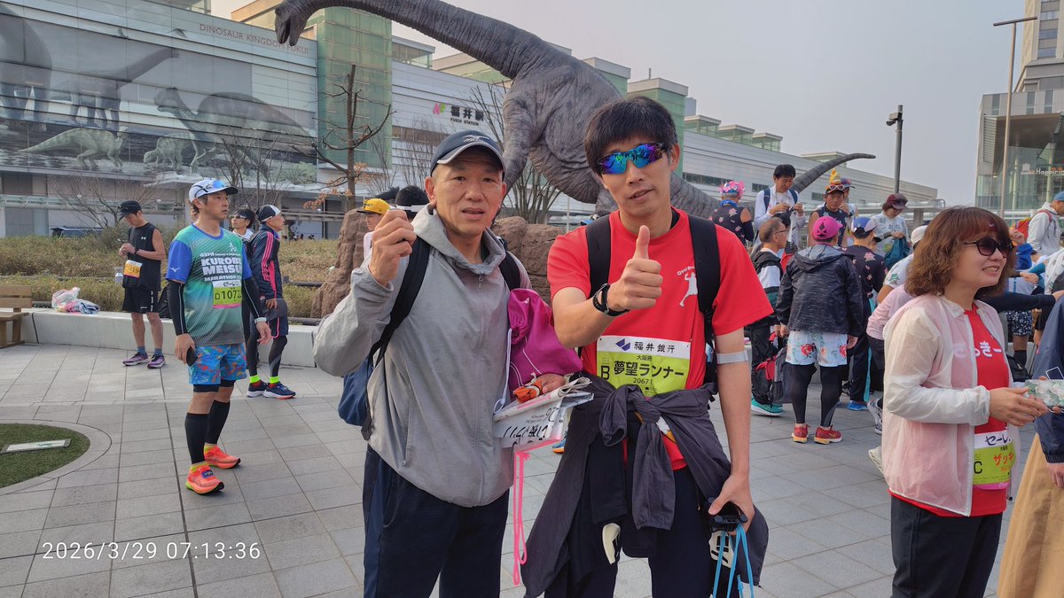 夢望ランナー@金沢、福知山、防府読売、奈良、大阪、かがわ、ふくい桜 tweet media