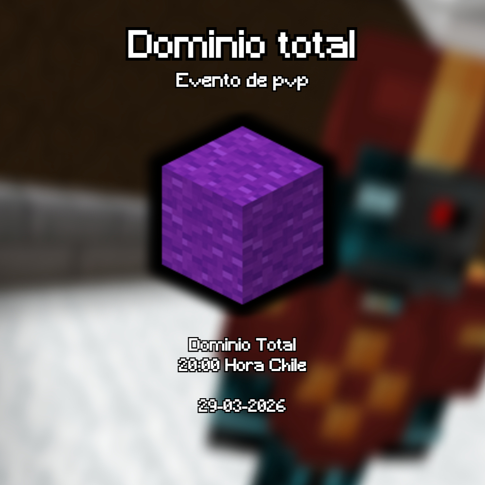SurrealCraftSMP's tweet photo. Dominio Total Este Domingo! tu y tu equipo preparense para demostrar quien es capaz de dominarlo todo! https://t.co/38FKCZAT7N