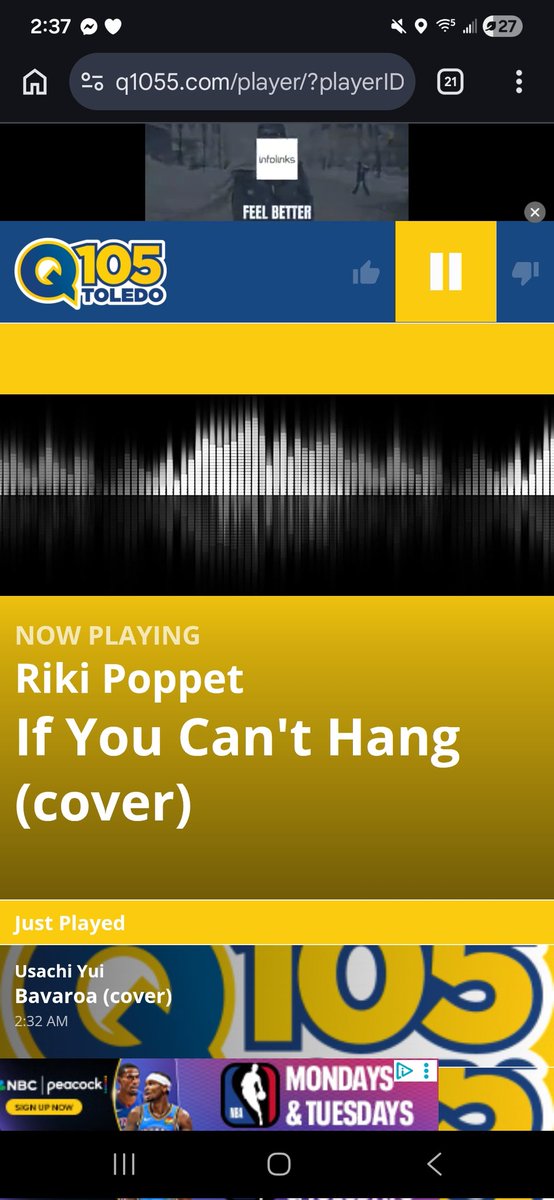 vtunefm @ WQQO-FM 105.5 tweet media