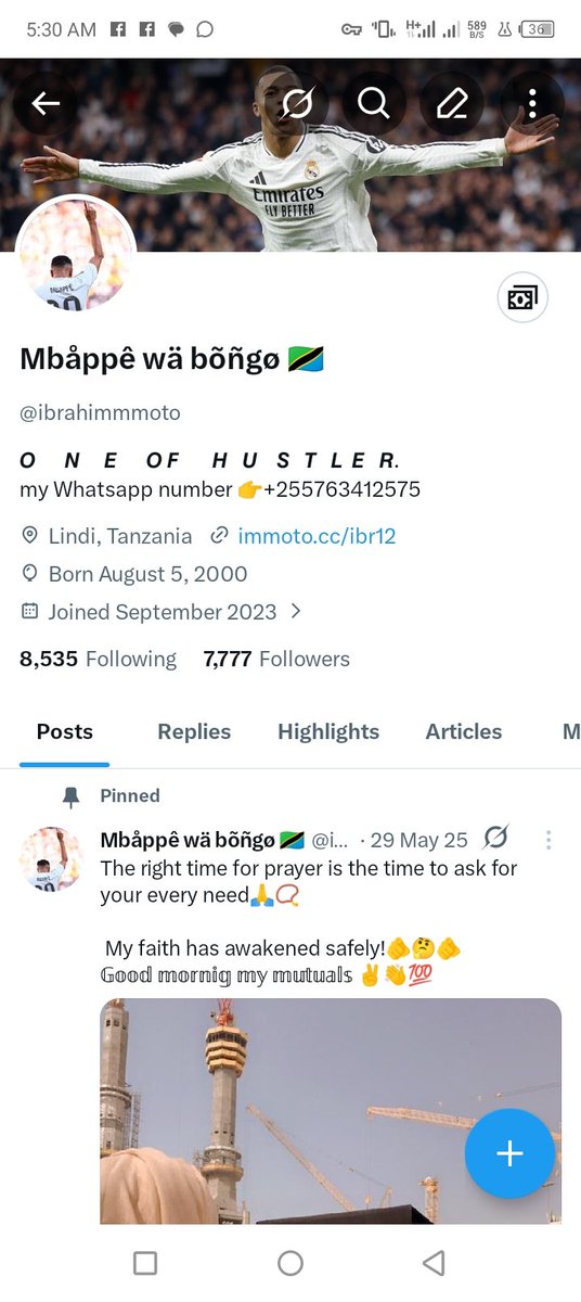 Mbåppê wä bõñgø 🇹🇿 tweet media