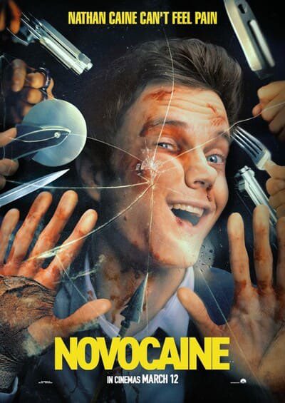 nishikori_gd's tweet image. #映画好きと繋がりたい 
#Mr.ノボカイン 
痛みを全く感じない主人公が、強盗に拐われた彼女を彼女を助け出す🏃‍♂️

痛いシーンが苦手な方はお控えください⚠️

しっかりした映画だけど、どこかふざけてる作品🎬

痛みを感じないだけで、ここまで出来るか？と思いつつ観入ってしまいました☺️