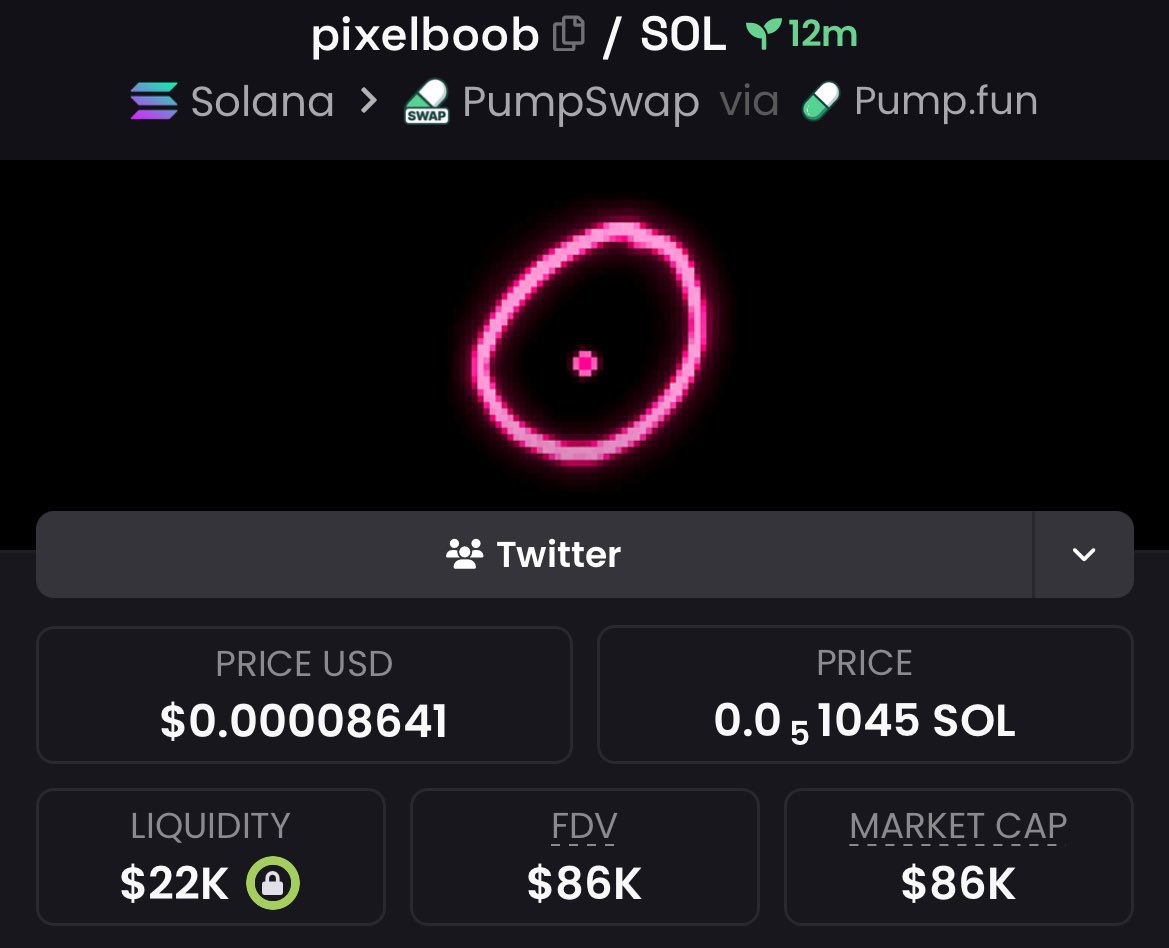 Mcap_Sniper's tweet image. Highlighted $pixelboob at $86K Mcap in my private Tg

2VXYw7Y9dzMB8kSvkvX2MXKWeZz2nCsixk5YiYXBpump

#pixelboob #memecoin #solana