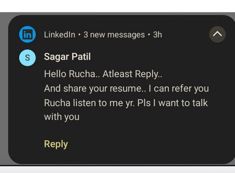 Sunday motivation -
Be so skilled that opportunity knocks your inbox like this.