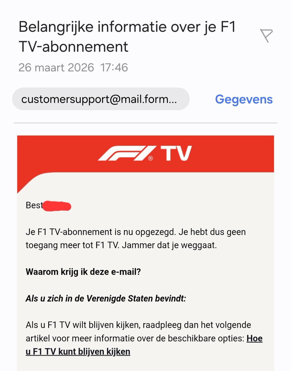 Gio072999's tweet photo. @vester71 Ook mijn abonnement is opgezegd https://t.co/jExkyFZDzW