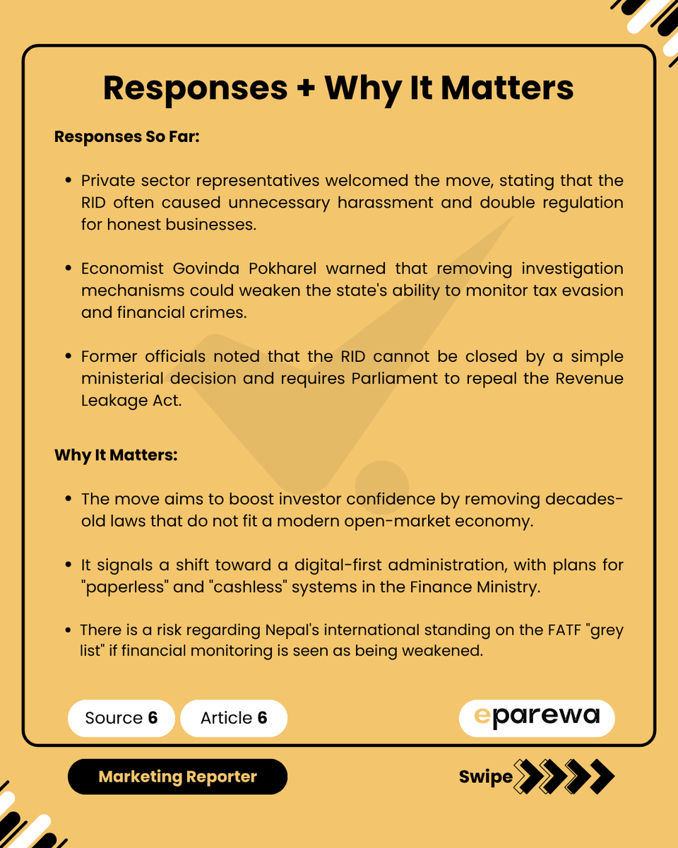 eparewaa's tweet photo. How Finance Minister Swarnim Wagle Plans to Reform Nepal's Economy? https://t.co/HmuLEzDwPQ
