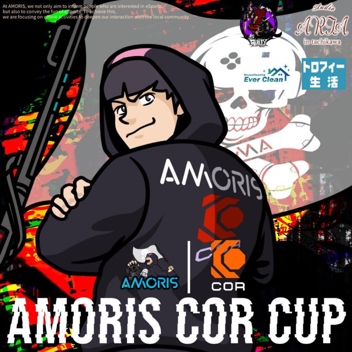 Clan_AMORIS's tweet photo. AMORIS × COR CUP🏆
本戦 | ￥50,000 × 2
本日の予選は21時30分～開始です✨

予選 | 競技デュオ ￥1,000 × 2
カスタムキー公開は https://t.co/Rad5XUxED8
🔴GOLIVE必須
大会概要はサーバー内にてご確認ください。

参加条件
🔹@Clan_AMORIS＆@COR_FNフォロー
🔹このポストを 『#立川市 #賞金付き #COR 』で引用RT ＆ いいね！