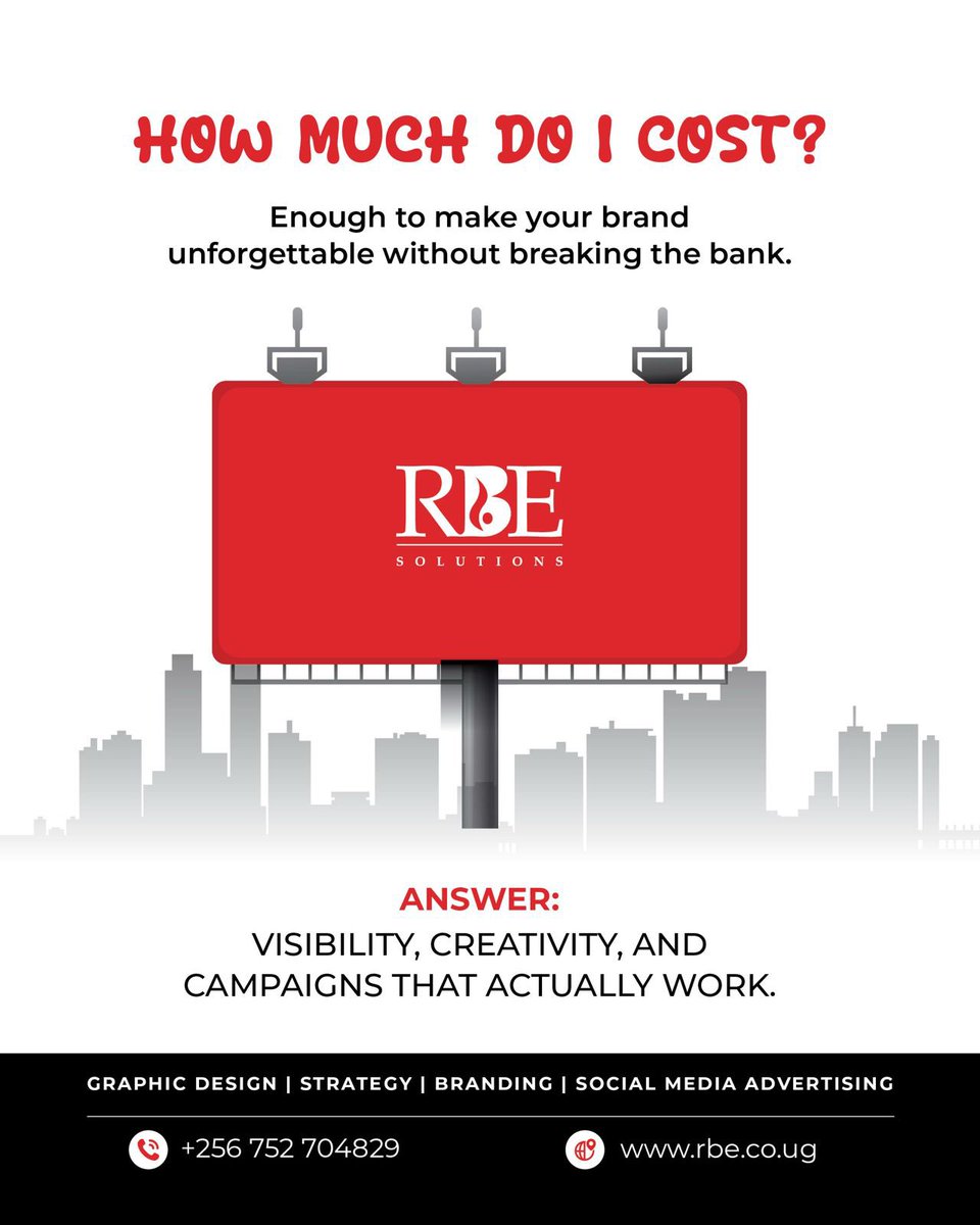 RBESolutions's tweet photo. HOW MUCH DO I COST? 🎯💡
Enough to make your brand unforgettable—without breaking the bank 💸✨
Answer: Visibility, creativity, and campaigns that actually work 🚀🔥

#RBESolutions #CreativeAgency #BrandVisibility #MarketingThatWorks #SmartGrowth https://t.co/PEJiInngUx