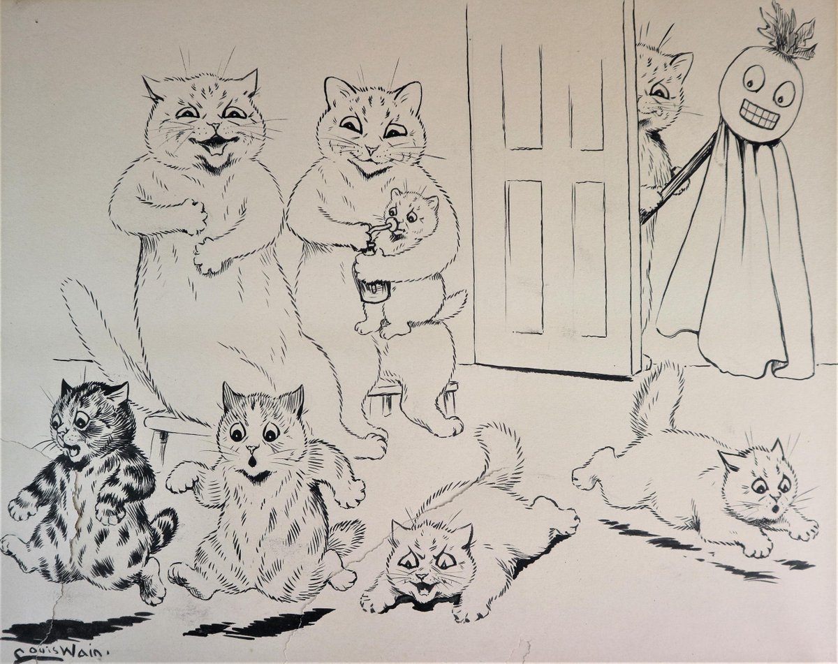 Louis Wain Bot tweet media