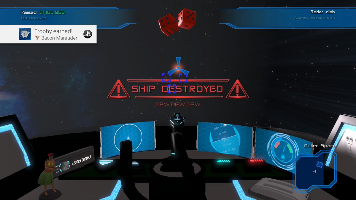 OptionTaken100's tweet photo. #2 Goat Simulator Wate of Space DLC. The spce combat achivements gave me motionsickness... 
#TrophyHunting #GoatSimulator https://t.co/39c8QqCNaf