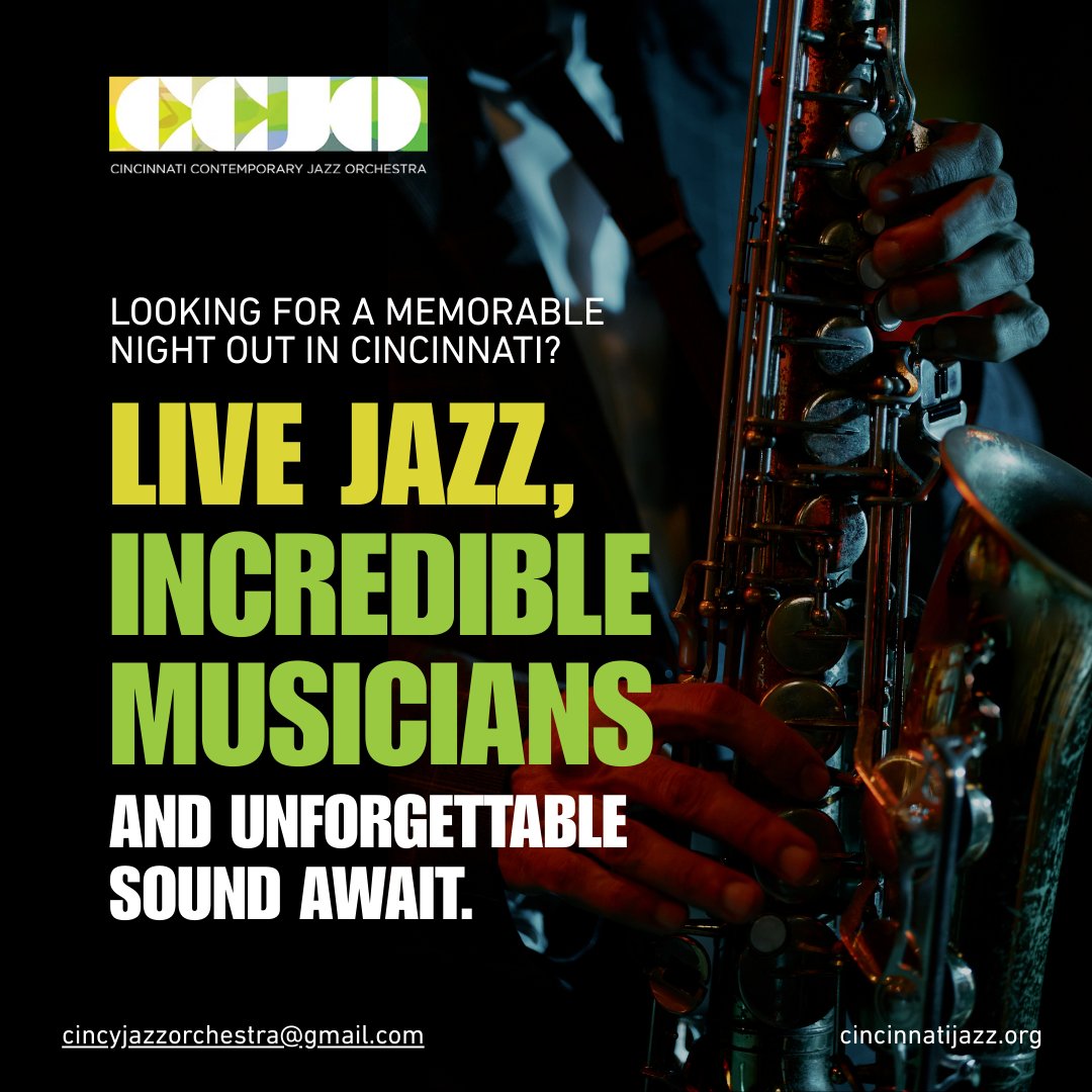 Looking for a memorable night out in Cincinnati?
Live jazz, incredible musicians, and unforgettable sound await. 🎶
👉 f.mtr.cool/rrlwmzskds
#CincinnatiEvents #LiveMusicCincy #CCJO