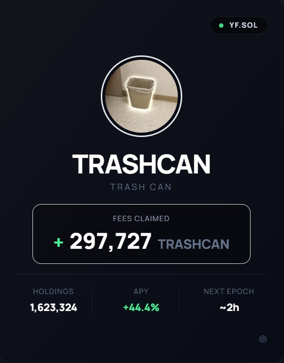 jimwillrace's tweet photo. sent this to the gc but sending here too.. check yieldlayer for ur $trashcan airdrop

👉 https://t.co/2BsNDuTGL7‍‌​‍‌‍‌‍

irc https://t.co/GWMLAFx4rl